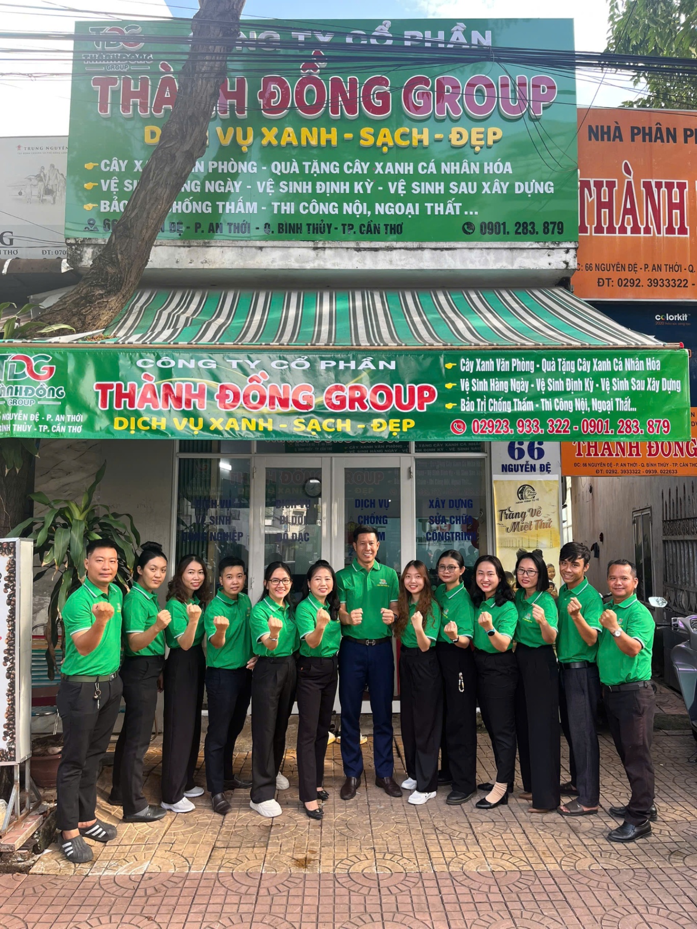 Đội ngũ Thành Đồng Group tại trụ sở 66 Nguyễn Đệ, Cần Thơ